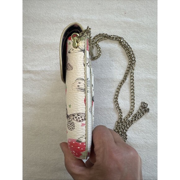 Luv Betsey Johnson Butterflies And Strawberries X Body Vegan Leather Purse - Picture 8 of 8